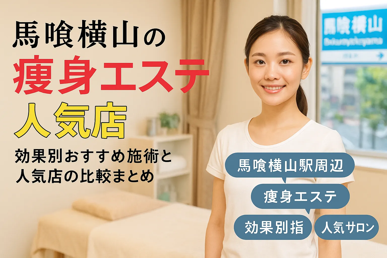 馬喰横山駅周辺における痩身エステ人気店比較と効果別おすすめ施術